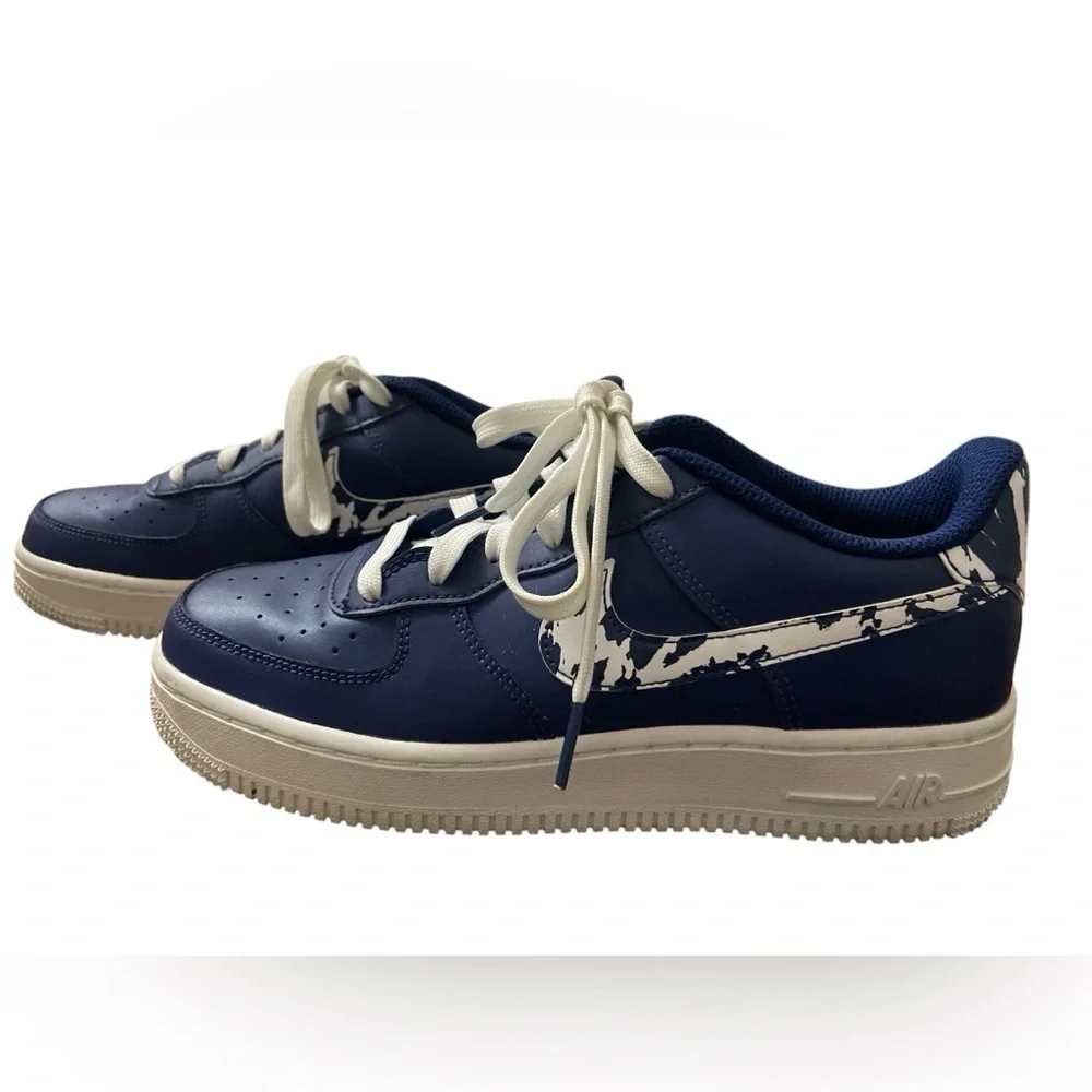 Nike Air Force 1 Low Kybrid Blue Void White 5.5YOUTH